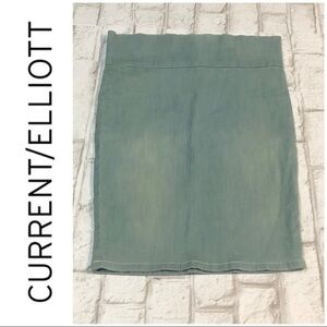 NWOT! Current Elliott Sace Pencil Jean Skirt Sample Piece